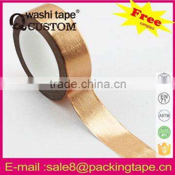 High quality famous brand printing foil washi tape for Birthday card mask adhesive