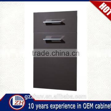 factory direct acrylic round corner kitchen cabinet door top quality