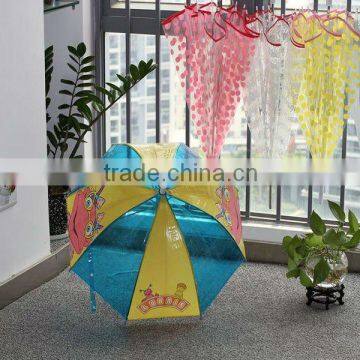 Shenzhen colorful straight PVC umbrella for children