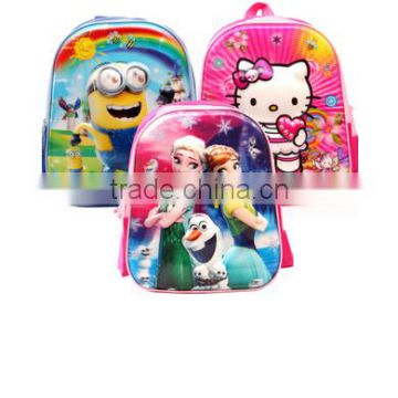 3D kids backpacks 2016