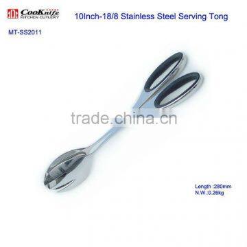 11-inch Scissor Stainless Steel Kitchen Tongs Steel lifting tongs stainless steel mini tongs