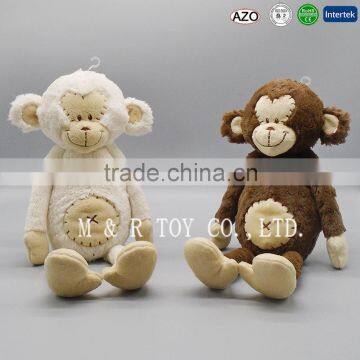 New Product Lovely Monkey Soft Toy in White and Brown Color