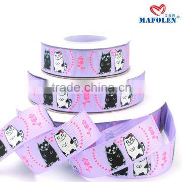 Animal dogs printed ribbon