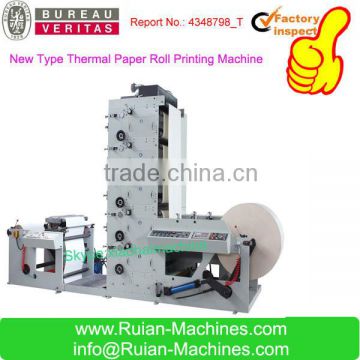 New Type 4 Color flexo thermal paper roll printing machine