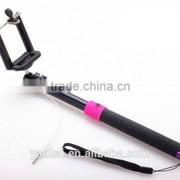 Top Selling Factory Price Wholesale in Stock Selfie Stick With Cable,cable Take Pole Selfie Stick,Z07-5S photo-6