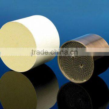 Diesel engine exhaust metal catalyst substrate