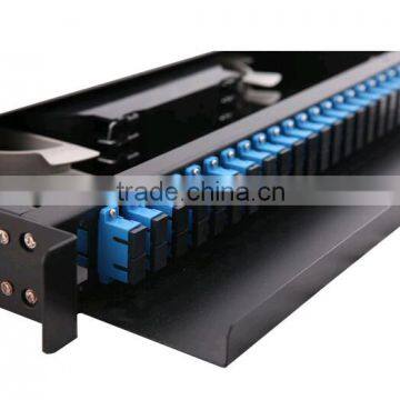 Indoor waterproof fiber optic distribution box, 24 port optical patch panel