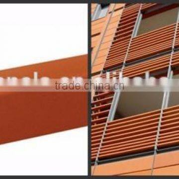Terracotta glazing square shaped Sunscreen louver