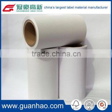 water resistant adhesive laminated thermal luggage label sticker roll