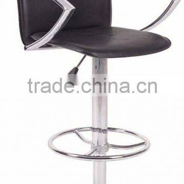 FAUX leather swivel kitchen armrest bar stools