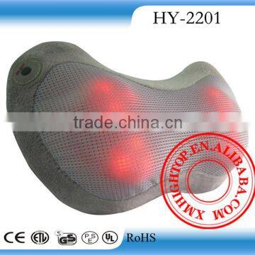 Fashional Style Car Massage Cushion Shiatsu Neck Lumbar Massage Pillow with heating