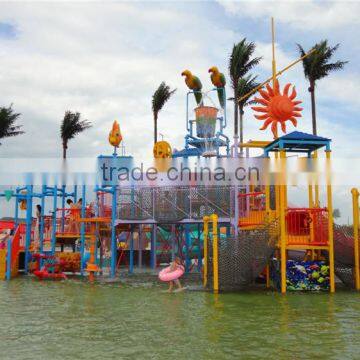 interactive familiy aqua house water park ride amusement equipment for sale