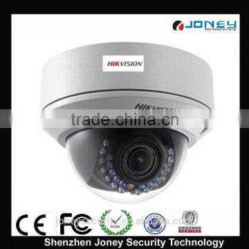 3MP vandal proof IR POE dome hikvision ip camera