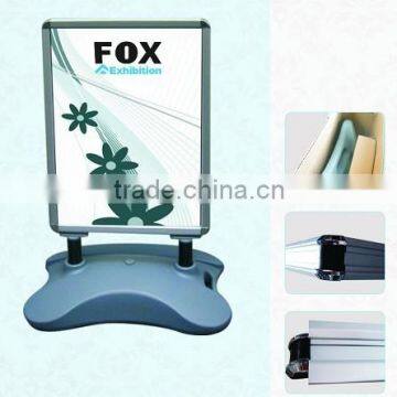 aluminum A1 water based pavement sign stand