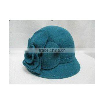 fashion women wool felt cloche hat