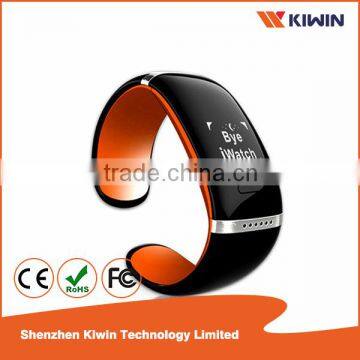 Bluetooth Smart OLED Touch Screen Bracelet Wristband Watch Cell Phone Mate Pedometer Playing Music Call Reminder