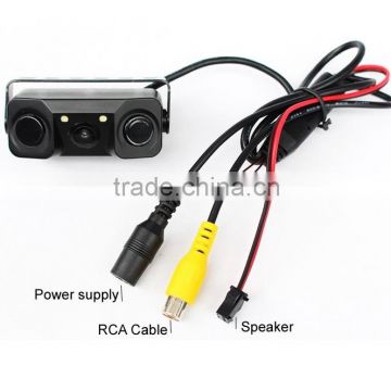 2016 Wholesale Car Reverse Camera Backup Parking Rear View camera with 2 Sensors