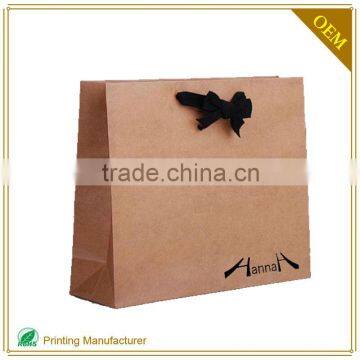 Custom Raw Material Of Paper Bag Printing For Gift With Handle