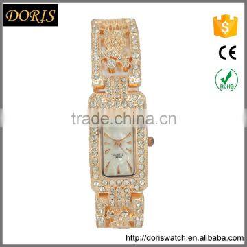 New models full diamonds custom brand watch wrist watch for ladies