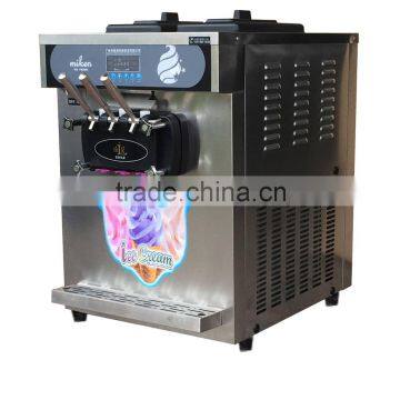 2+1 Mix Flavors Table Top Commercial Soft Ice Cream Machine