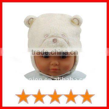 Cute cartoon style polar fleece kids winter hat (SU-KH33040)