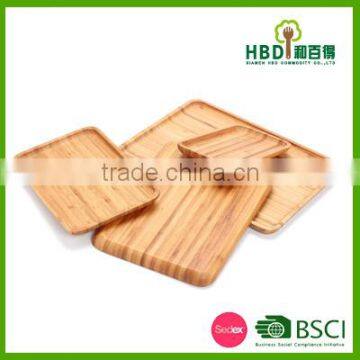 China Suppliers Bamboo Wooden Food Plate,home Decoration Rectangle Dinner Plate,hotel Used Dinner Plates Wholesale photo-2