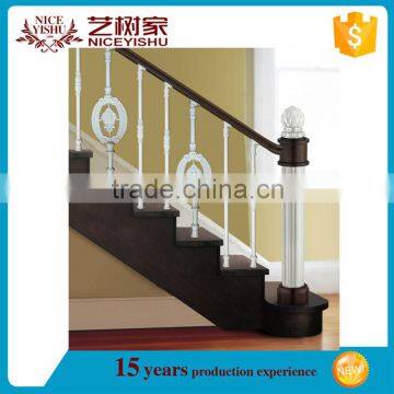 luxury wrought iron stair railing / decorative house iron stair railing design