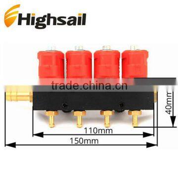 Valtek Type30 4 Cylinder LPG CNG Injectors Rail