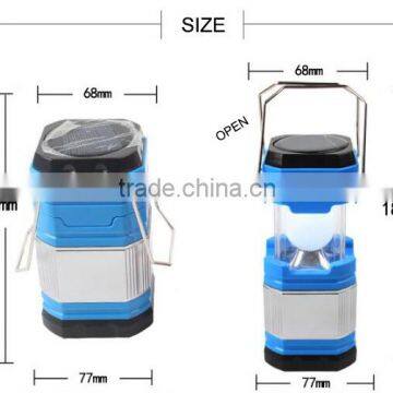 Solar Power Rechargeable LED Camping Lantern photo-3