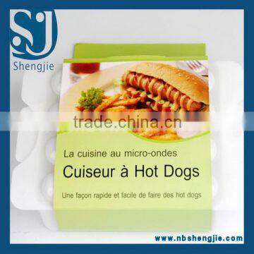 Trade assurance Disposable plastic hot dog tray with lid