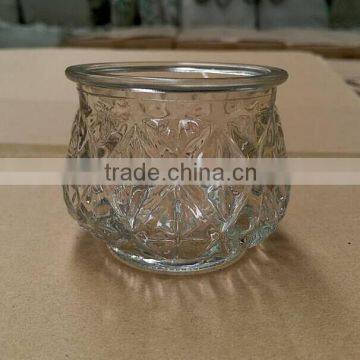 glass candle holder