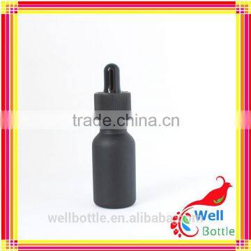 child proof glass dropper bottle with black frosted glass bottle for mini glass dropper bottle