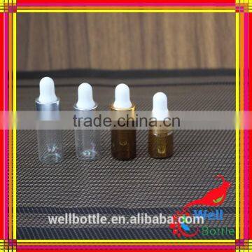 2ml drop eye glass vial with aluminum dropper 063R