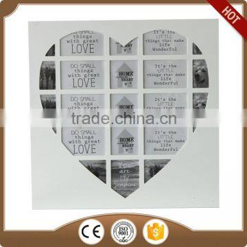 white love letter wooden photo frame