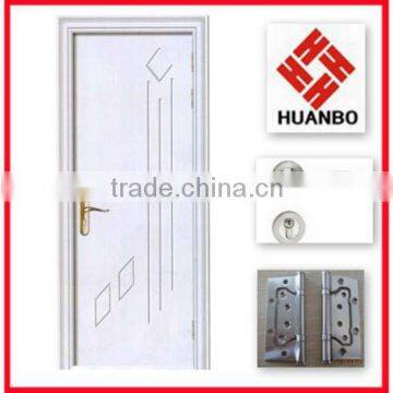 2016 Laminated pvc flush wood door for toilet
