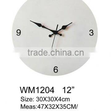 HOME DECOR MDF ROUND WALL CLOCK