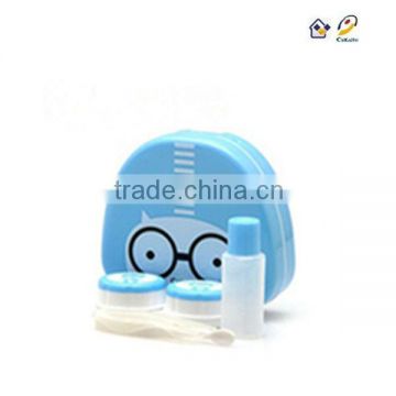 kaida A-8026 Cartoon Contact Lens Case for promotional gifts fashion Contact Lens Box plastic Contact Lens Accessories