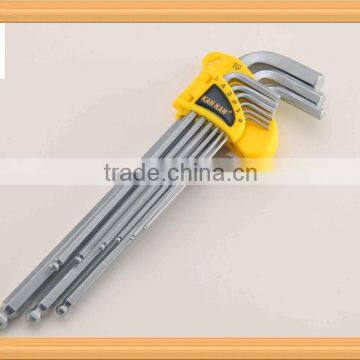 9Pcs Extra Long Hex/Ball/Torx Key Wrench Set