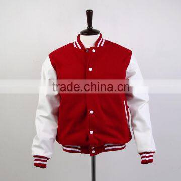 Super design red and white varsity jackets