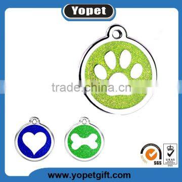 Claw Shape Hollow Logo Metal Dog Tag Necklace photo-2