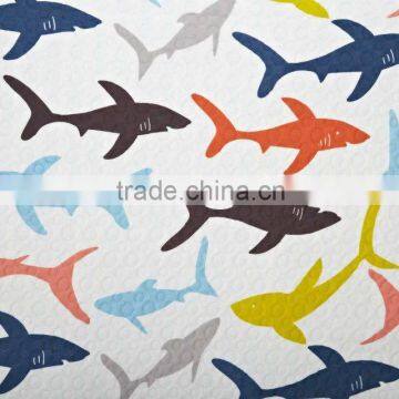 Wholesale Fish Pattern 100% Cotton Knitted Blanket/Summer Quilt photo-5