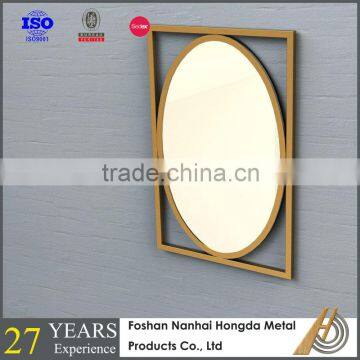 Golden 304# stainless steel bathroom mirror