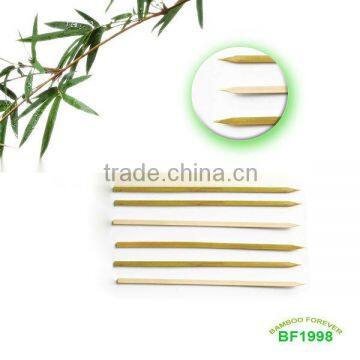 25cm Natural flat bamboo skewers