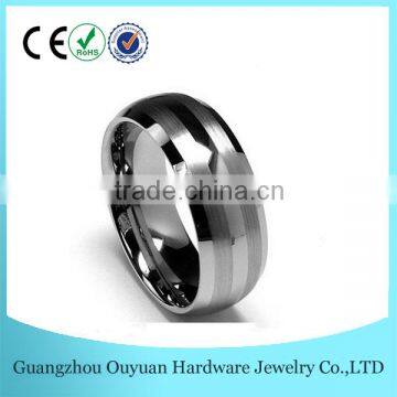 857 Dome Brushed Tungsten Carbide Ring, Tungsten Carbide Wedding Band Ring