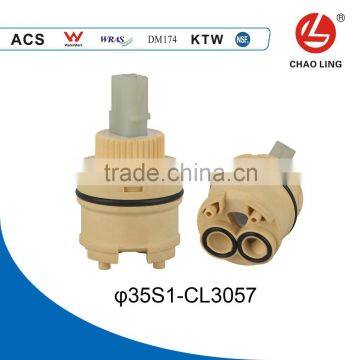 size 35mm plastic ceramic cartridge for faucet mixer