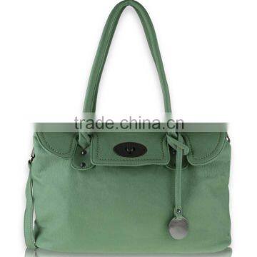 HELEN #637 Linear and Minimal Shape Soft Women Leather-look Fabric Tote Bag Shoulder Handbag photo-4