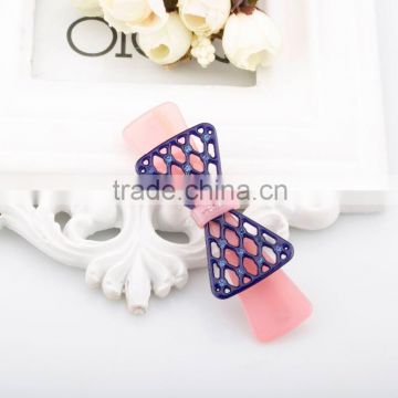 Adult barrette clip making supplier stylish barrette hair clip with rhinestone hair bow