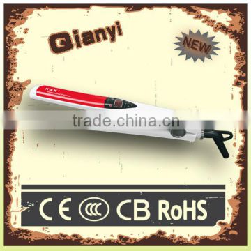 Qian Yi QY-1021 Professional Titanium Hair Straightener flat Iron with ceramic MCH heating