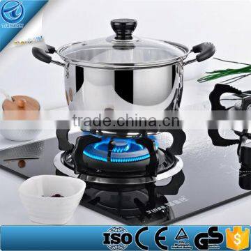 Fashion double bottom stainless steel soup pot,healthy double wall vacuum soup pot,factory stockpot soup pot&milk pot with cover