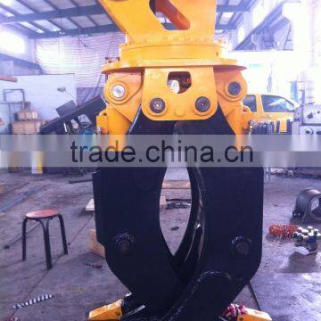 SK Excavator Grapple, Log Wood Grapple,Hydraulic Rotating Grapple